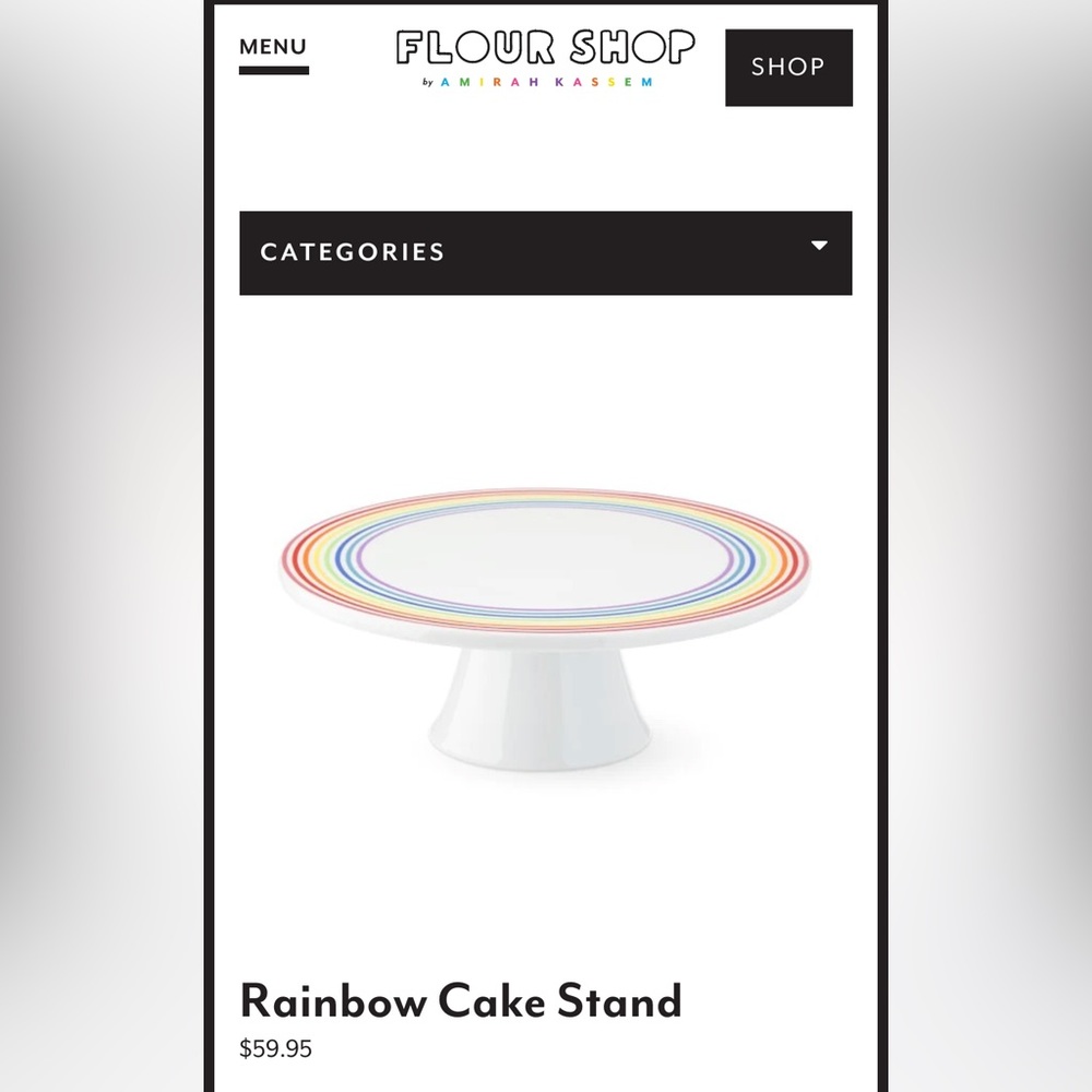 FlourShop cake stand